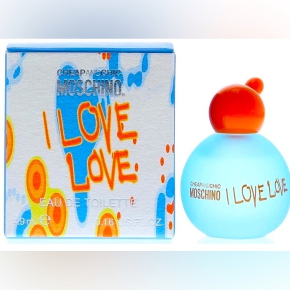 MOSCHINO “I Love Love” Eau de Toilette - Blue and Orange, NIB - Picture 1 of 3